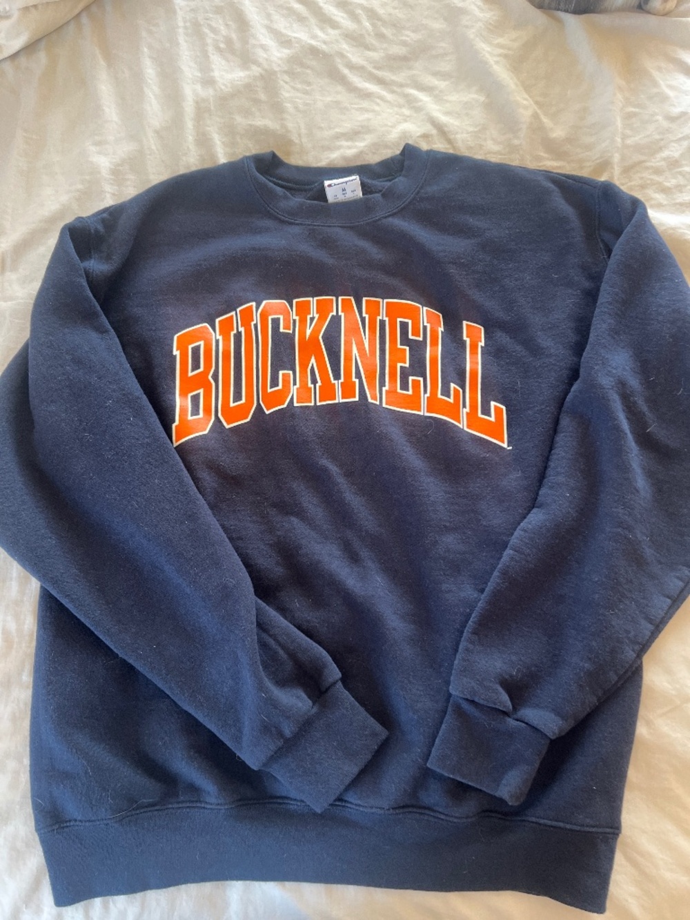 Bucknell University navy sweatshirt adult medium